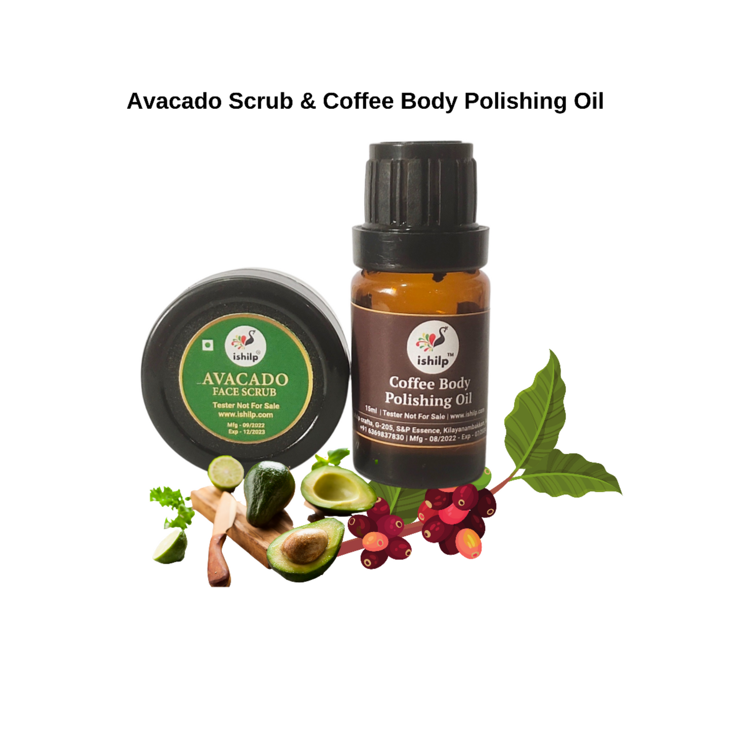 Avacado Scrub & Coffee Body Polishing Oil
