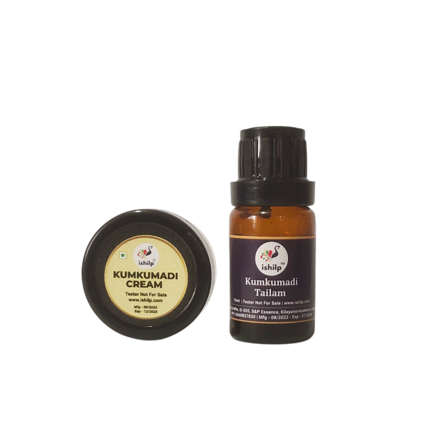 Kumkumadi Cream & Kumkumadi Oil (Mini)