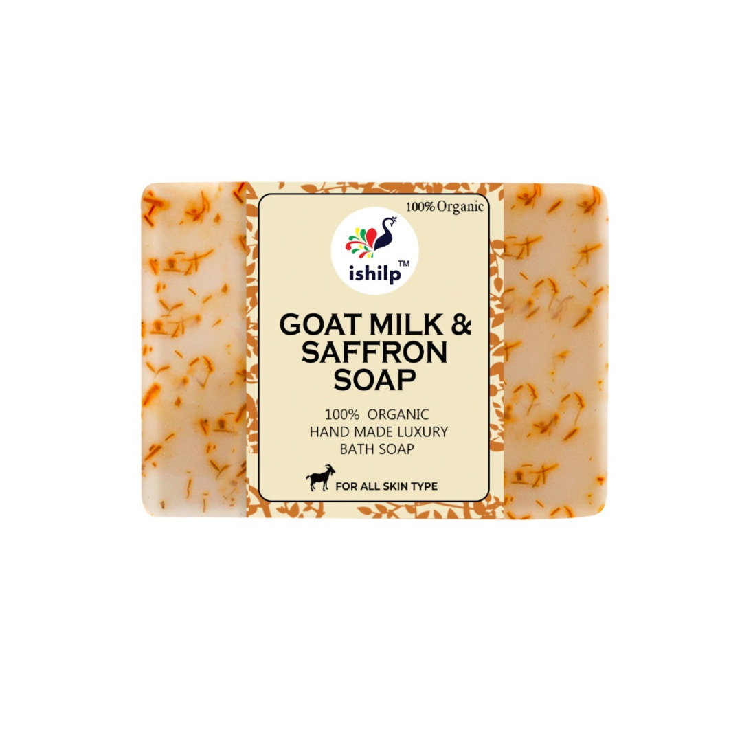 Goat milk & saffron soap