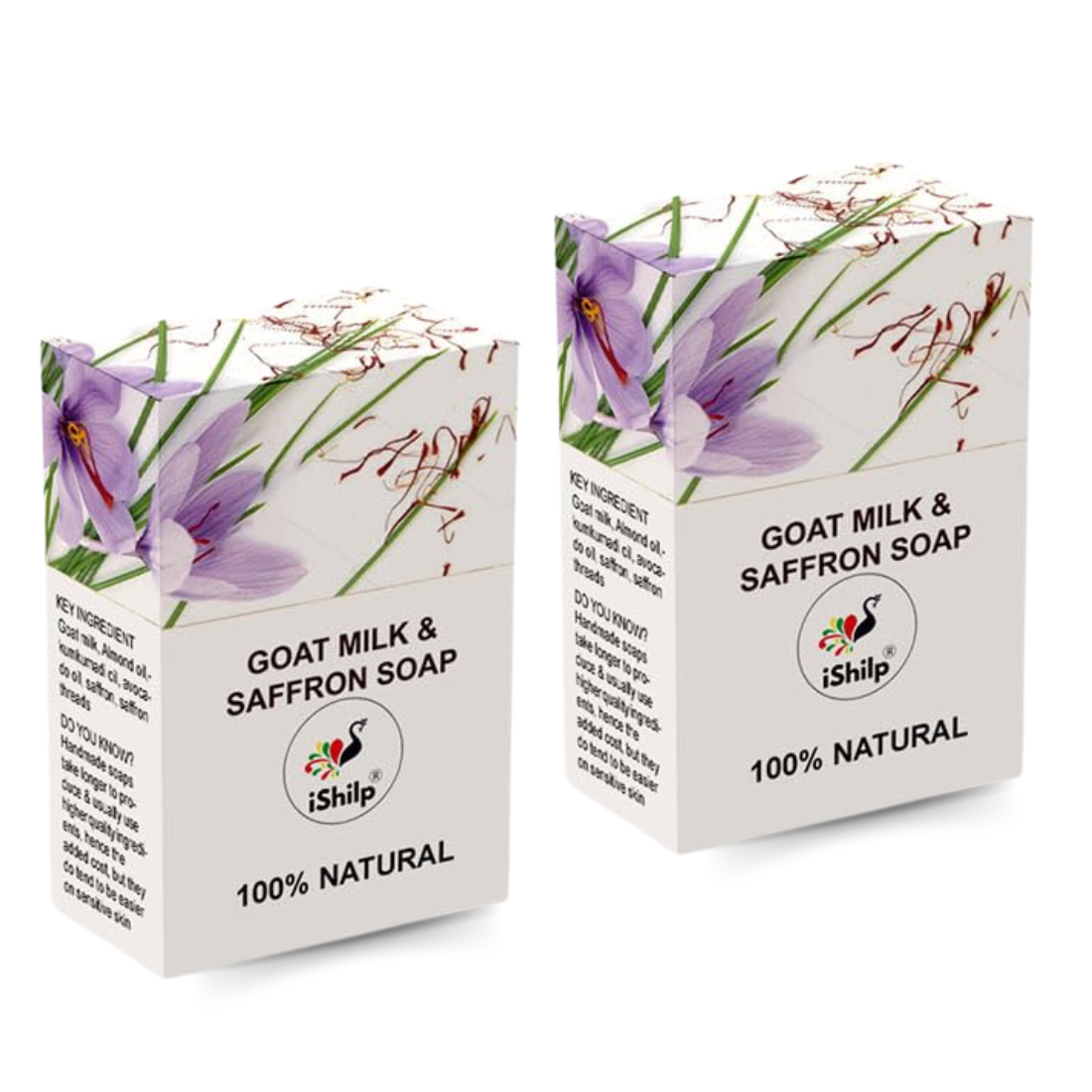 Goat milk & saffron soap