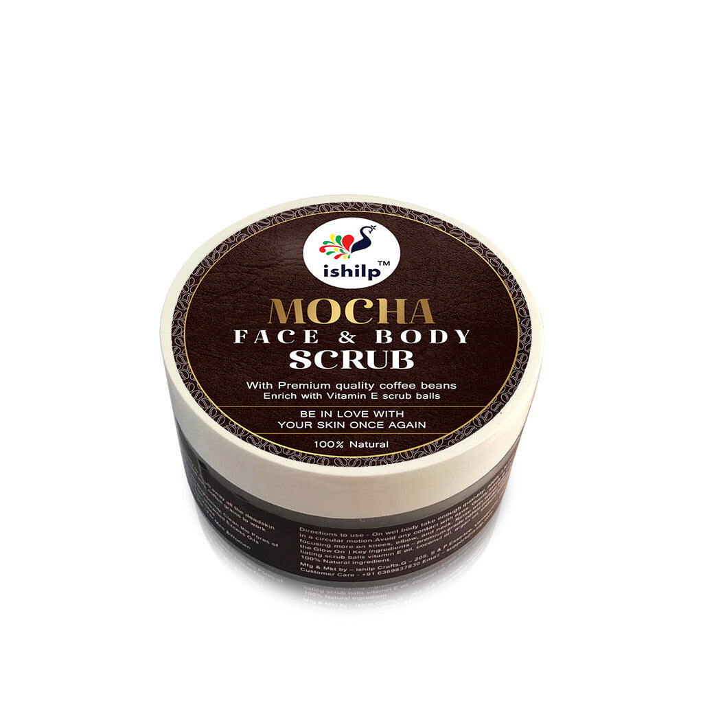 Mocha Body Polishing Oil & Mocha Face & Body Scrub Combo