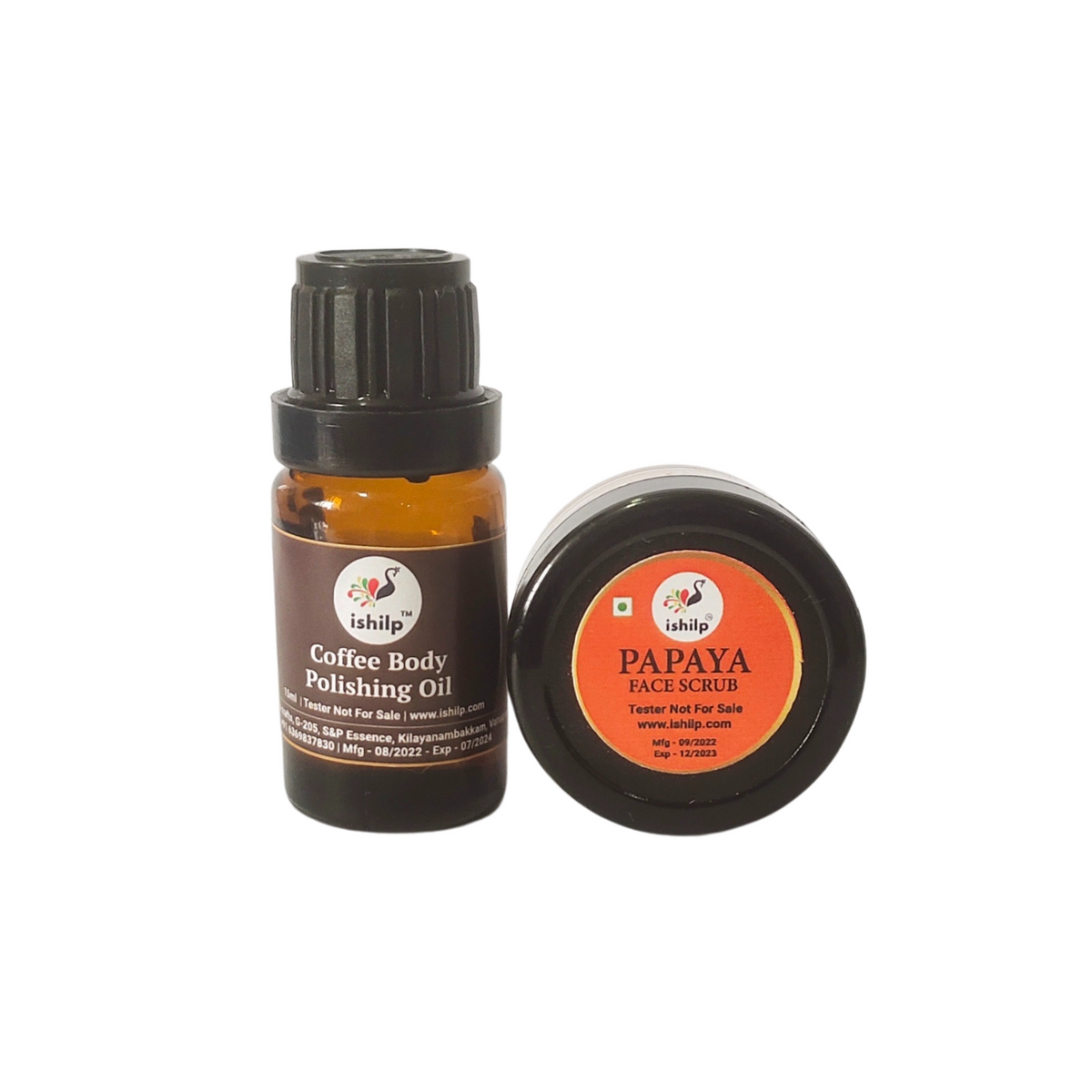 Papaya Scrub & Coffee Body Polishing Oil