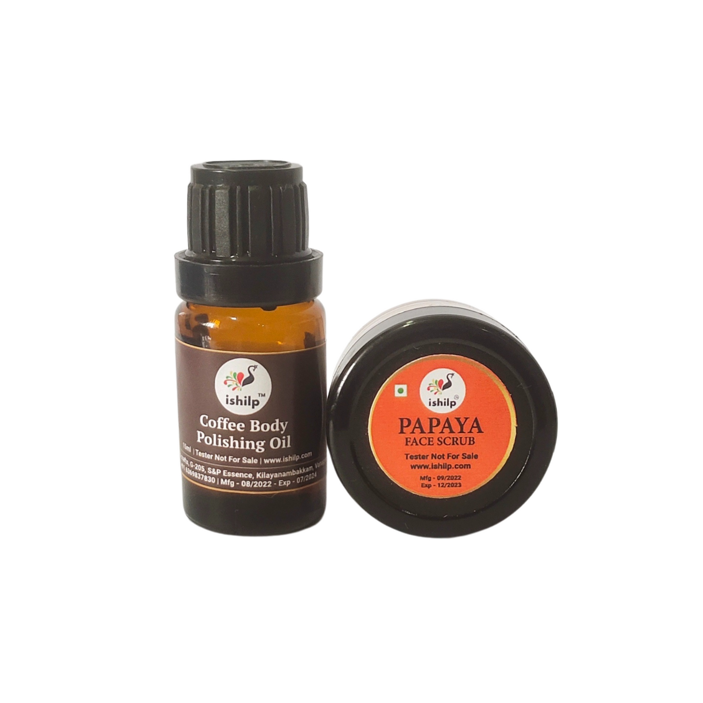 Papaya Scrub & Coffee Body Polishing Oil (Mini)