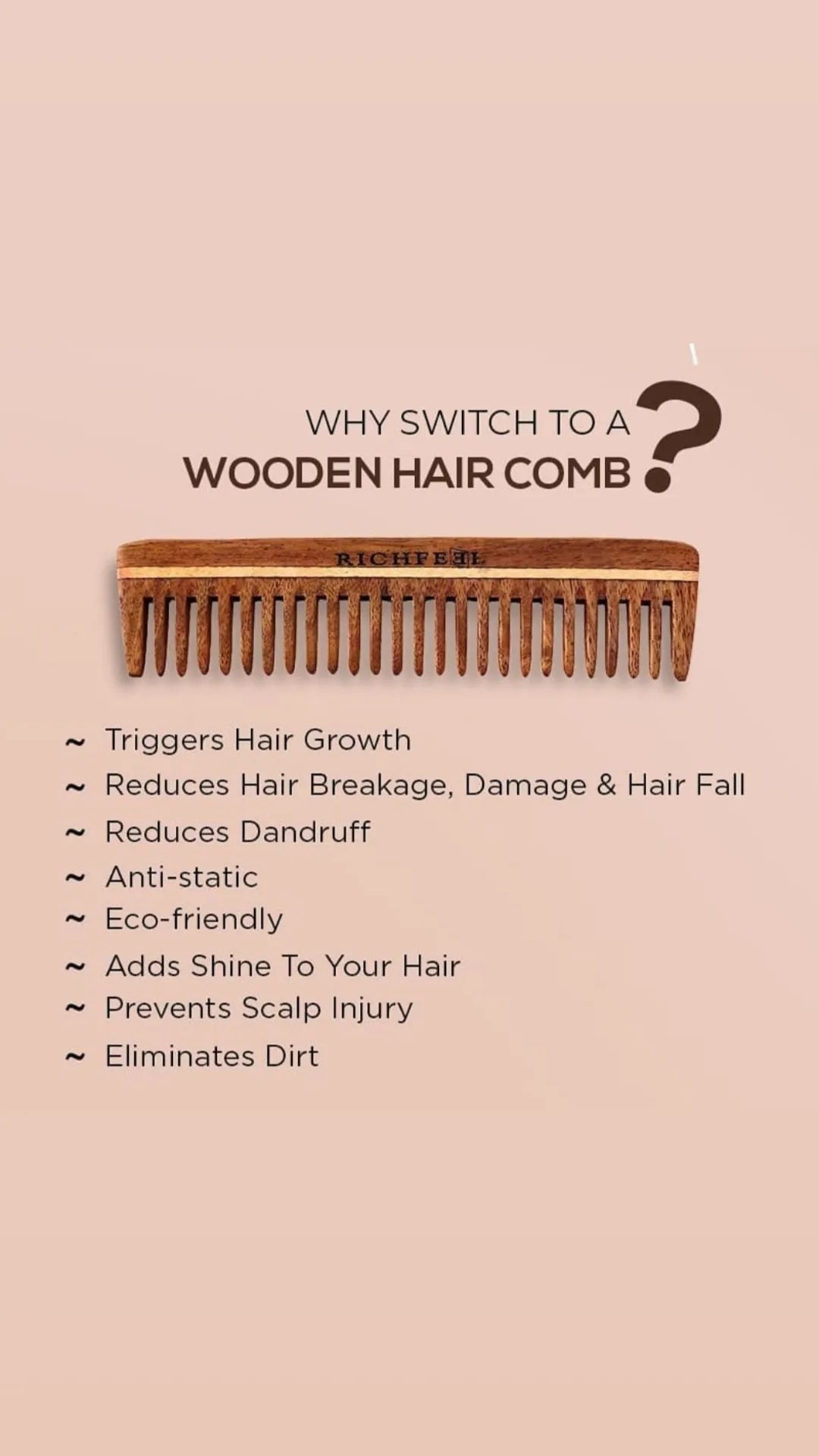 Natural Brown Mehndi With Neem Comb (Flat 10% Off)