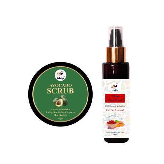 Avacado Scrub & Ubtan Face Wash (Flat 10% Off)