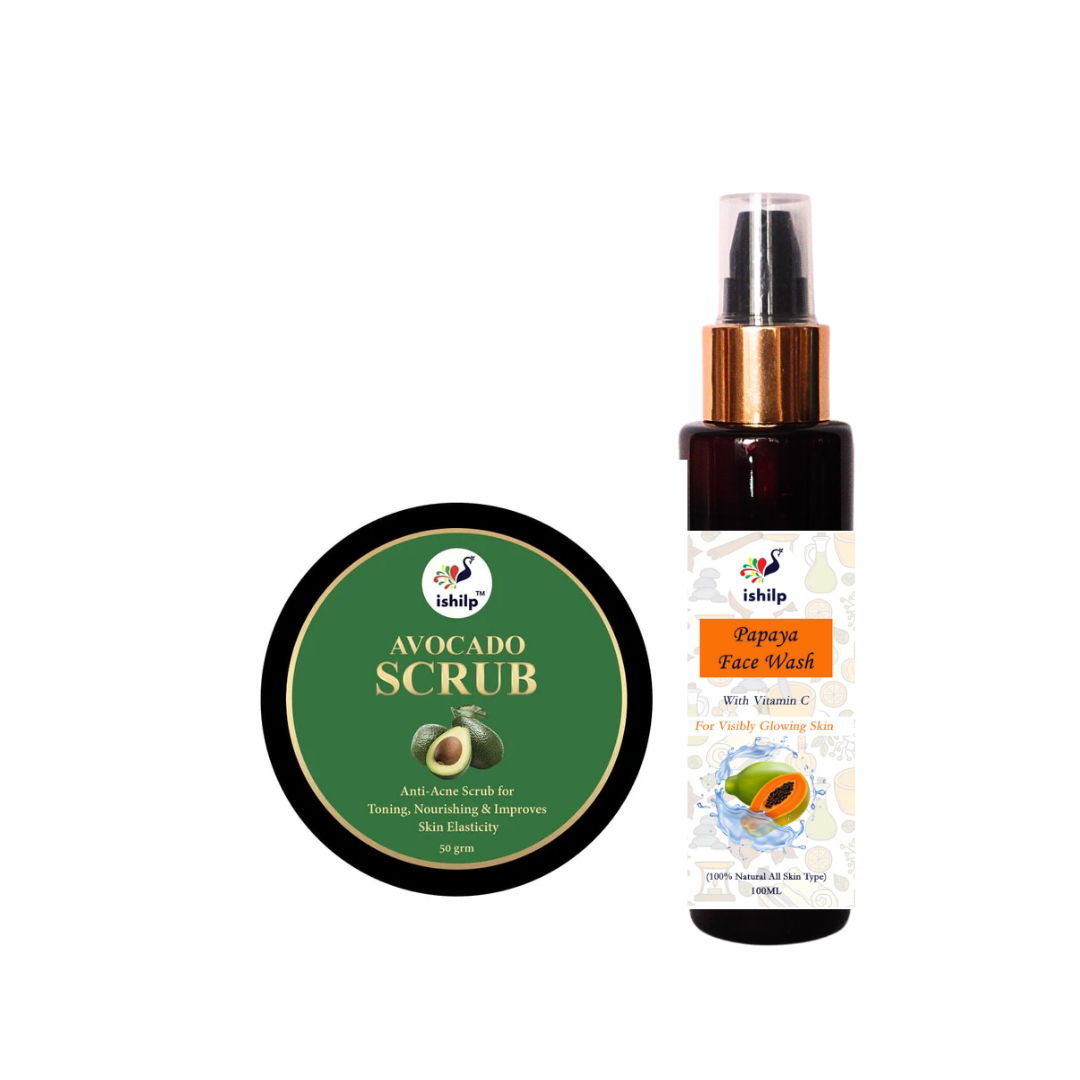 Avacado Scrub & Papaya Face Wash (Flat 10% Off)