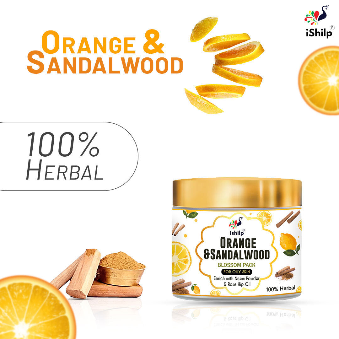 Orange & Sandal Wood Blossom Face Pack