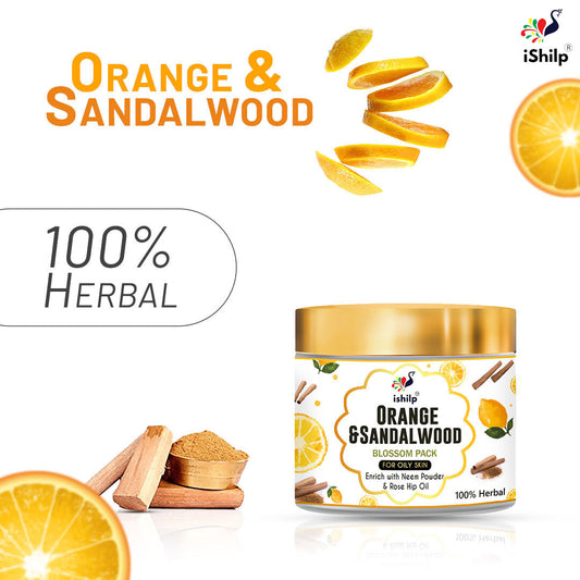 Orange & Sandal Wood Blossom Face Pack