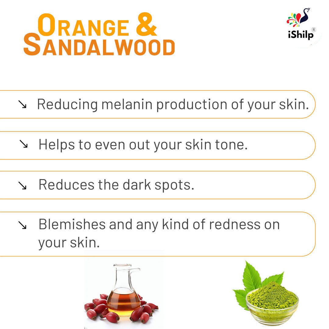 Orange & Sandal Wood Blossom Face Pack