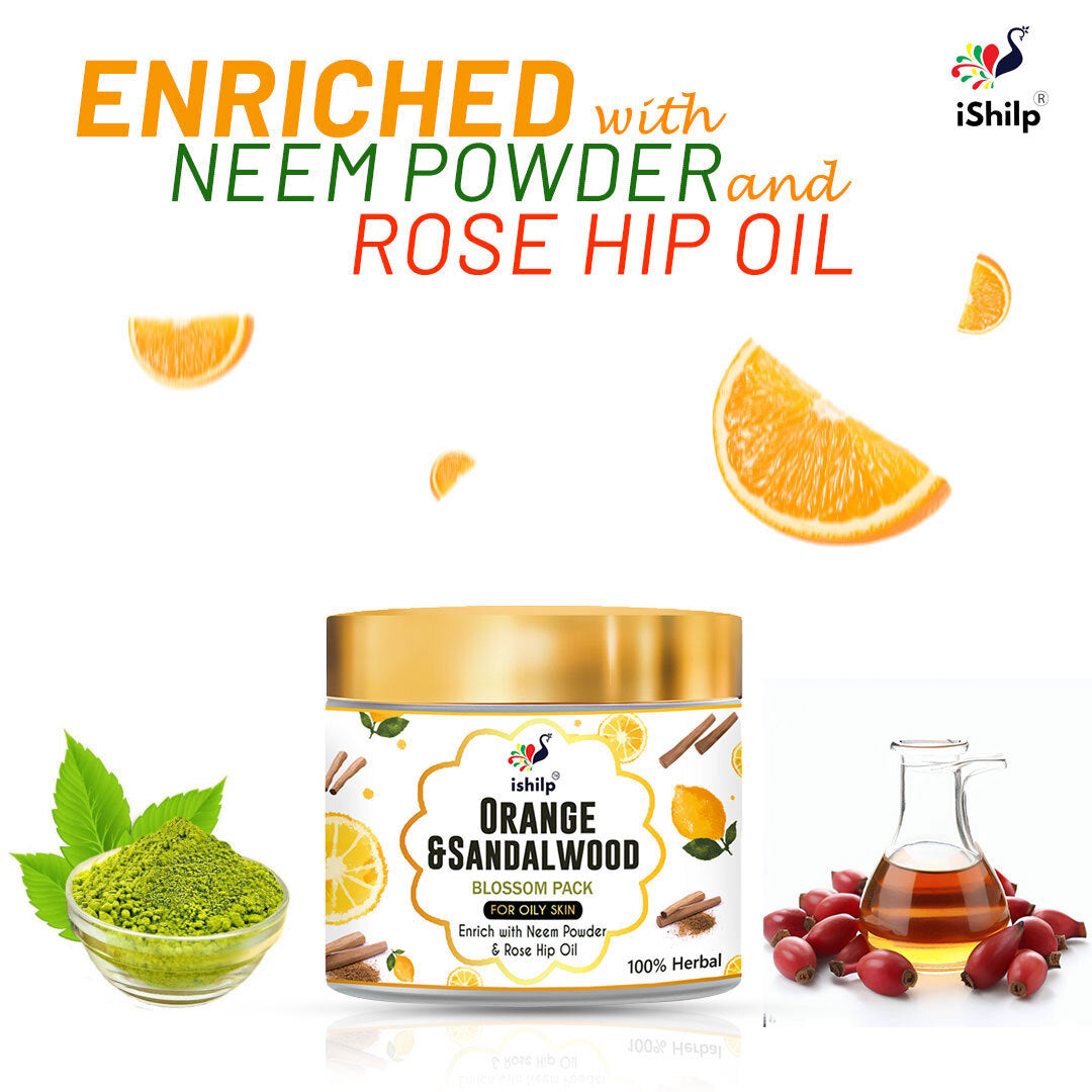 Orange & Sandal Wood Blossom Face Pack