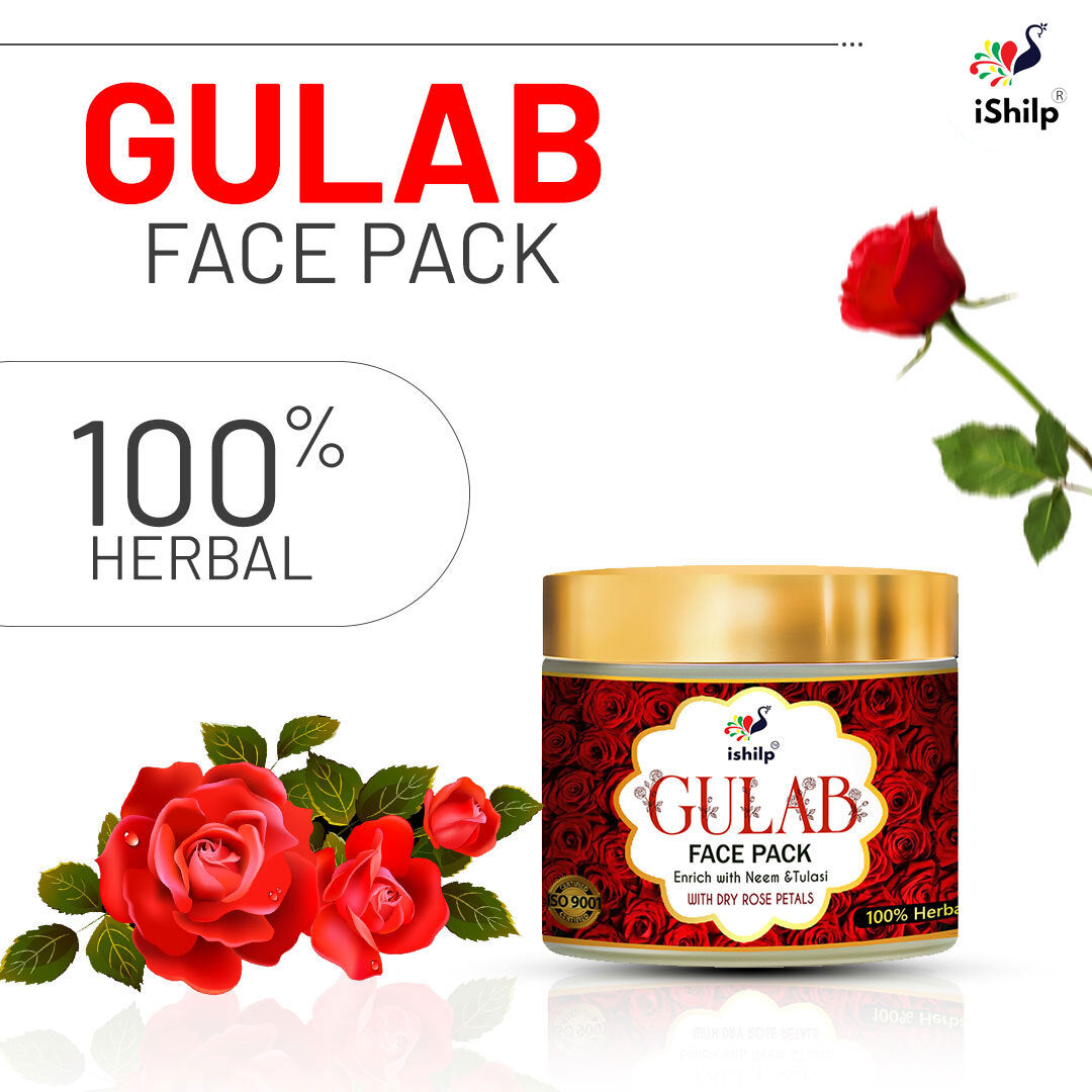 Gulab Face Pack - Enrich with Neem & Tulasi