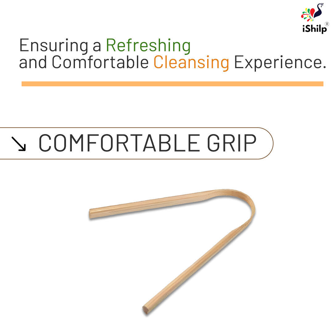 Bamboo Toothbrush & Tougue Cleaner Set