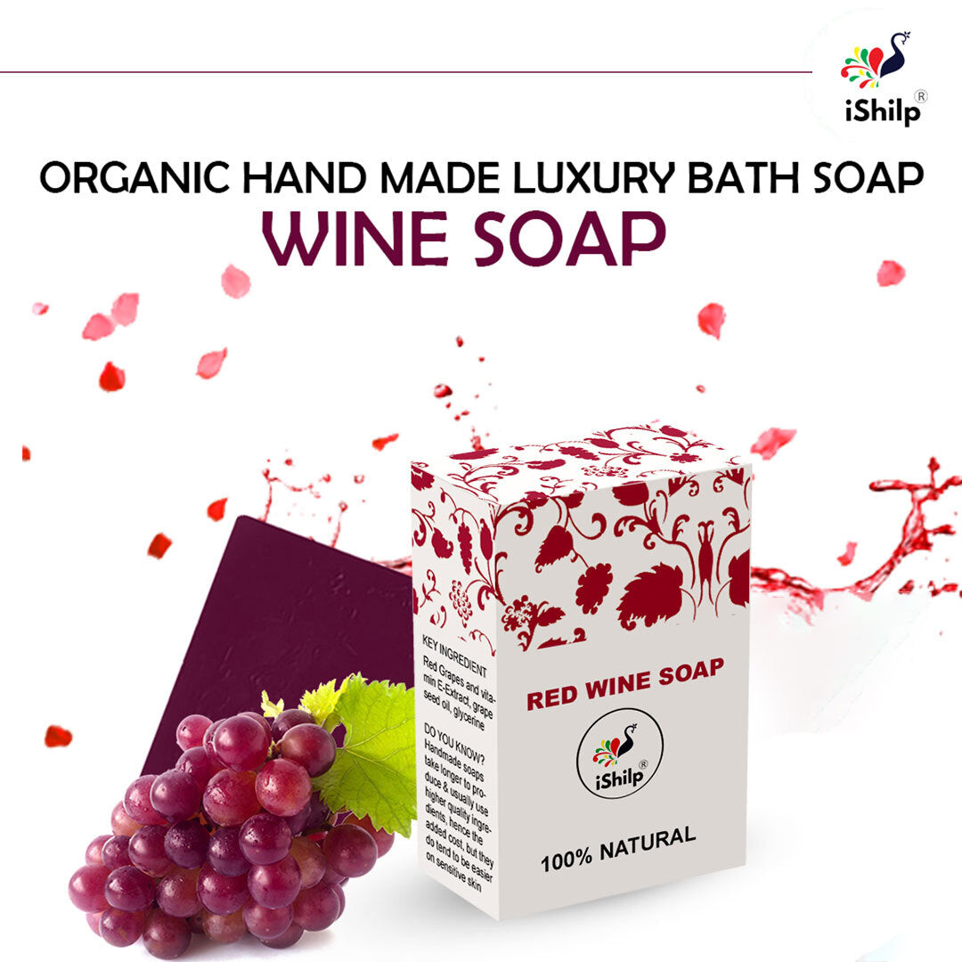 ishilp Wine Gel (50grm) + Wine Soap (2)
