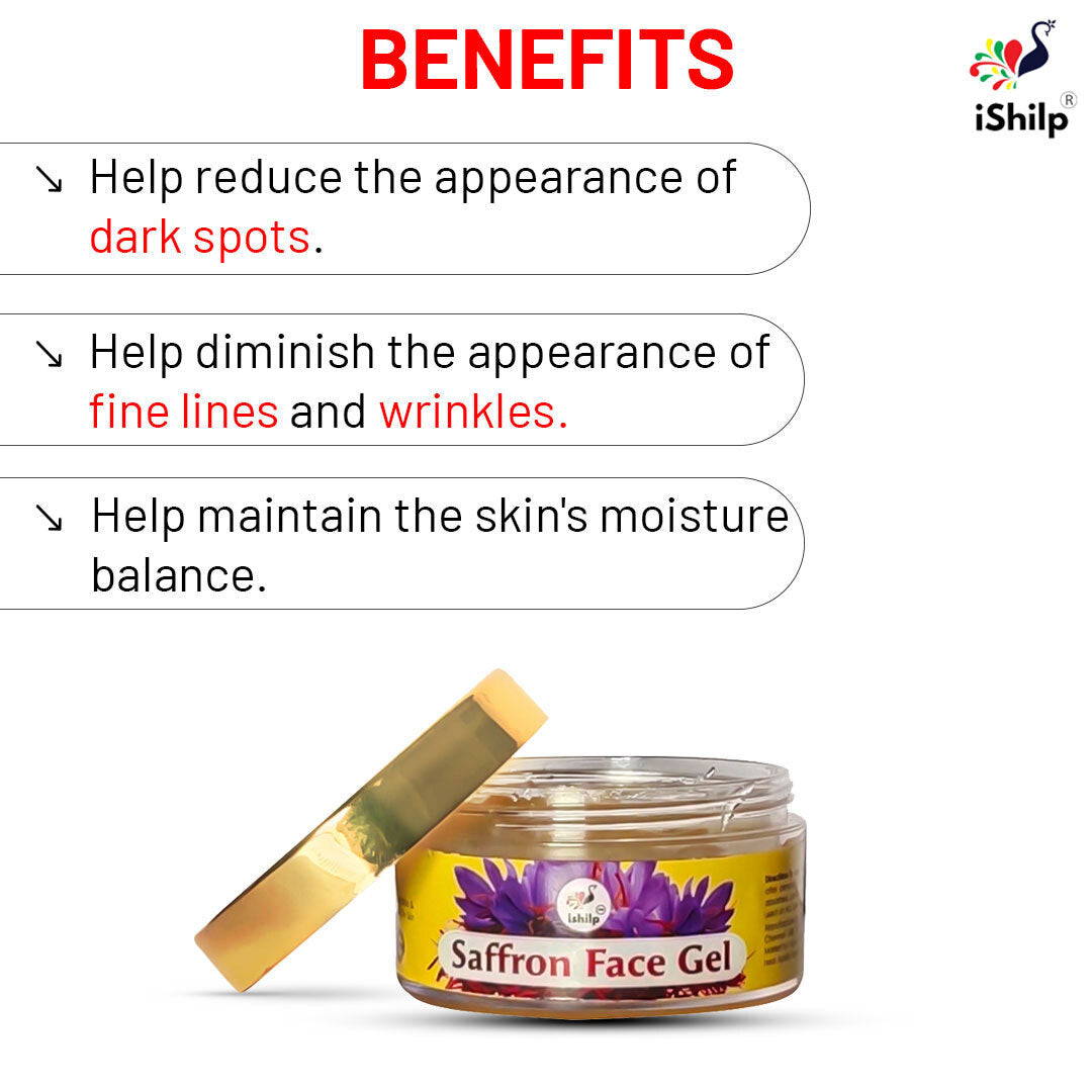 Saffron gel (50grm)+ Goat Milk & saffron soap