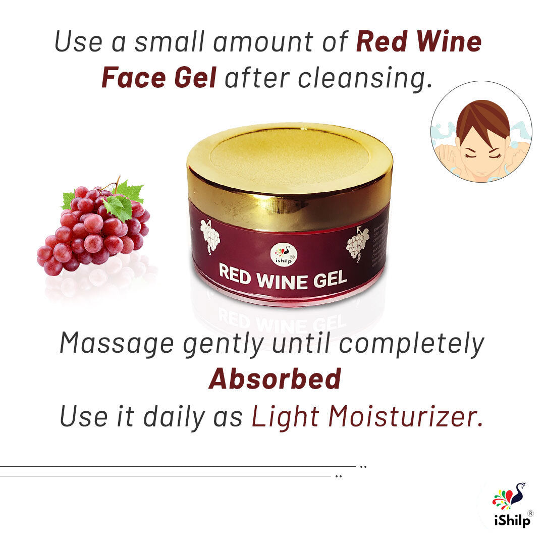 ishilp Wine Gel (50grm) + Wine Soap (2)