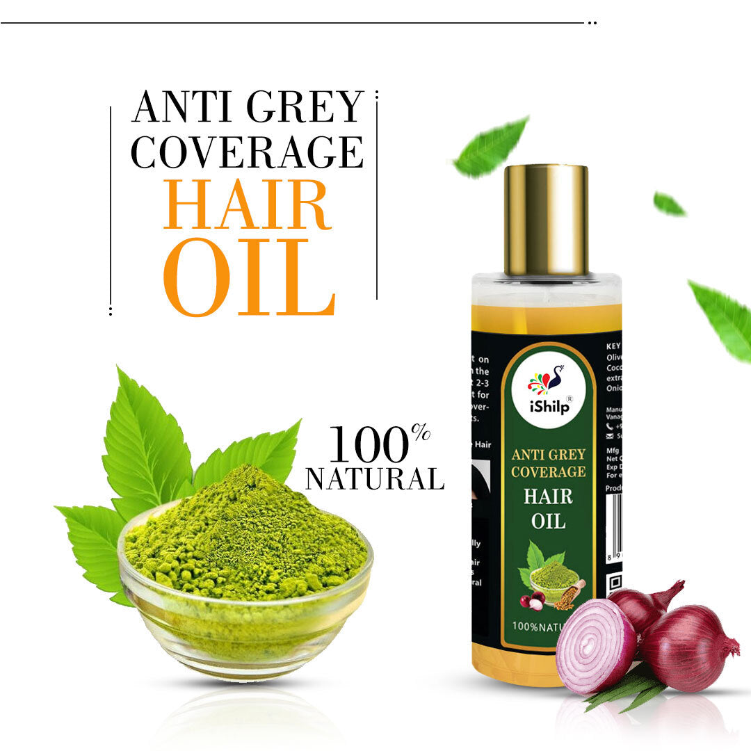 Anti Grey Coverage Hair Oil
