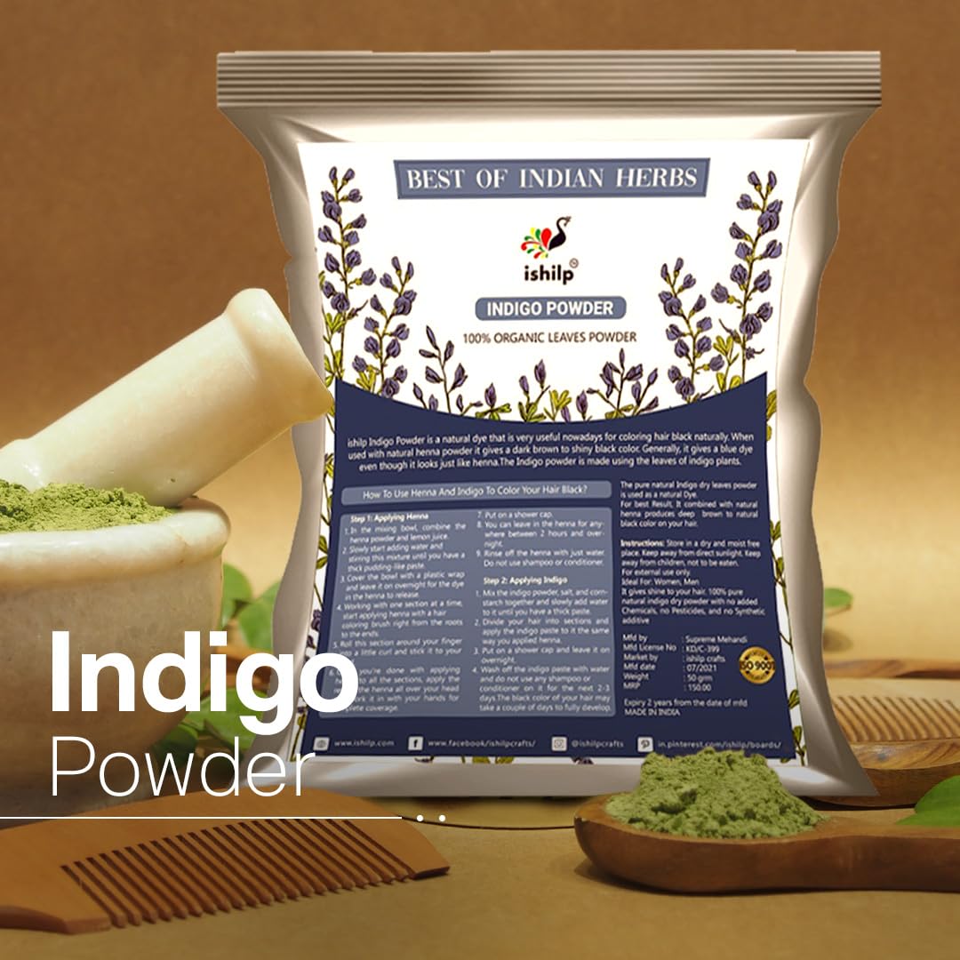 Indigo Hair Powder