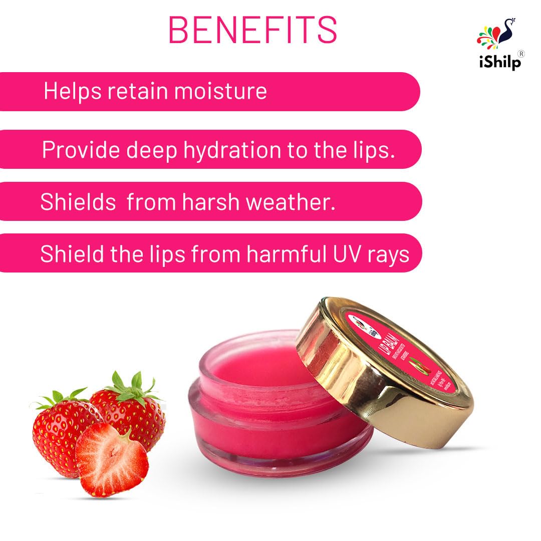 LIP BALM  (ENRICH WITH 🥑 AVOCADO BUTTER & STRAWBERRIES 🍓 )