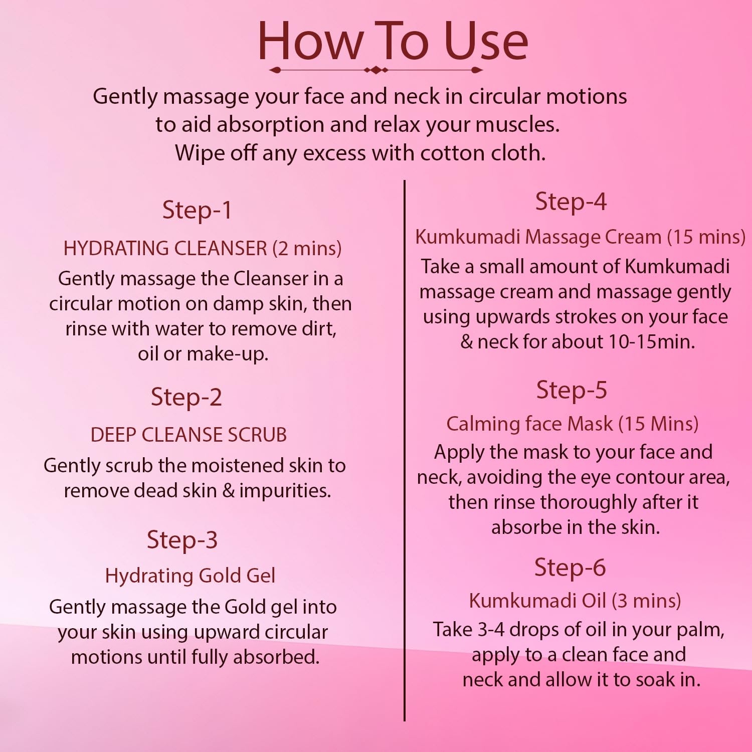 Kumkumadi Facial Kit (6 in 1)- Buy 1 Get 1 Free