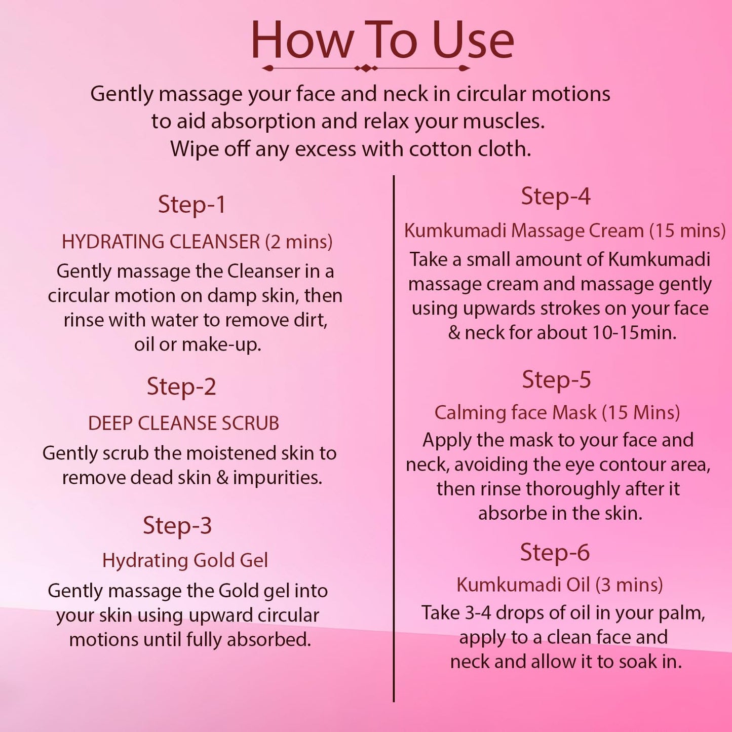 Kumkumadi Facial Kit (6 in 1)- Buy 1 Get 1 Free