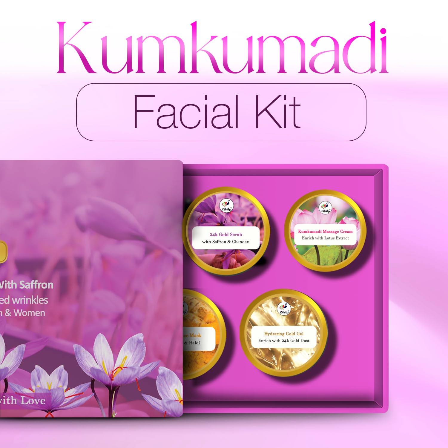 Kumkumadi Facial Kit (6 in 1)- Buy 1 Get 1 Free