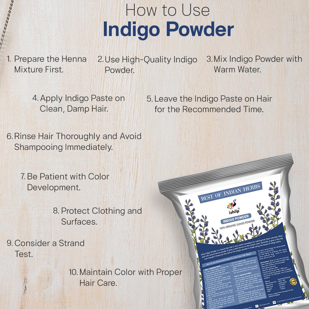 Indigo Hair Powder