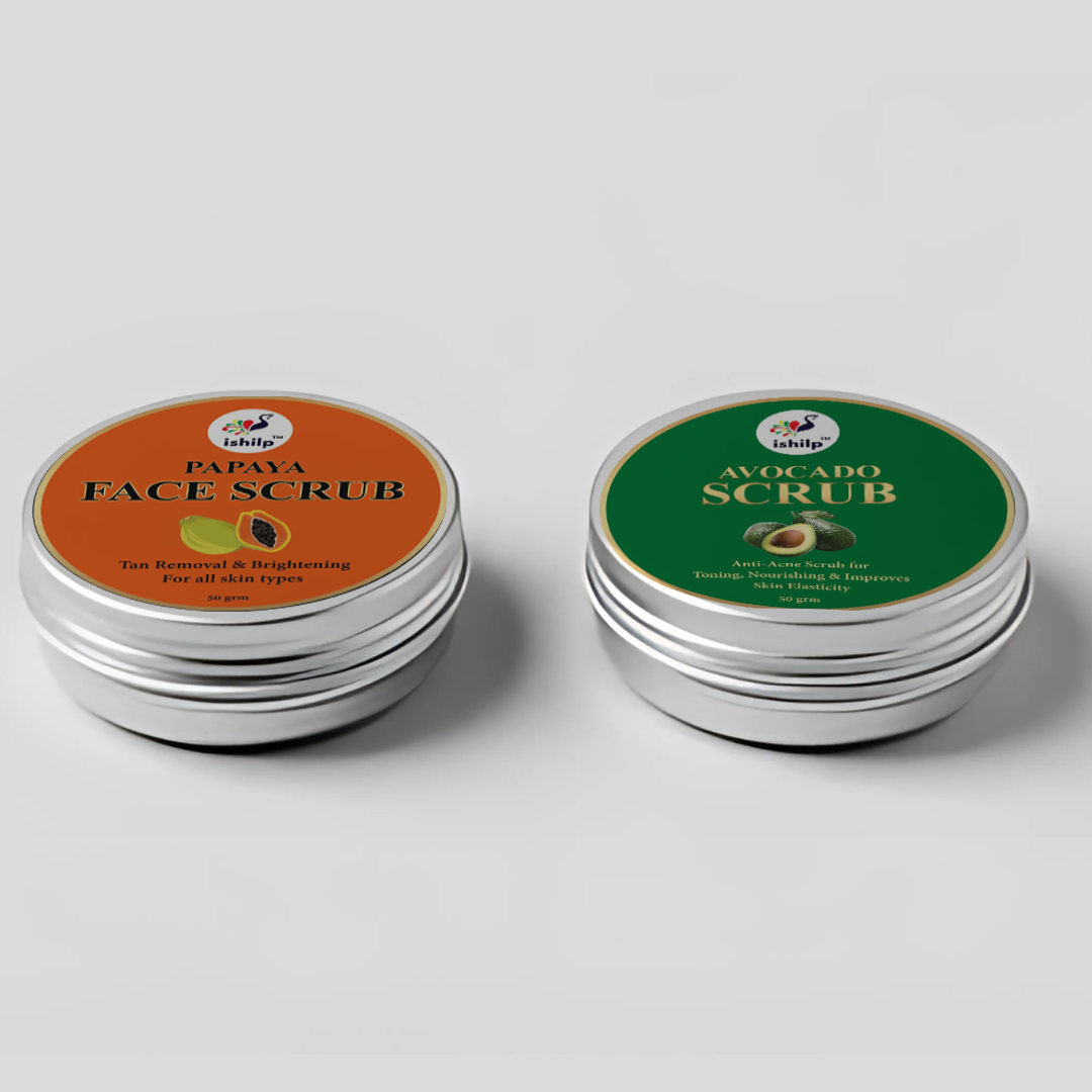 Papaya & Avocado Scrub Combo