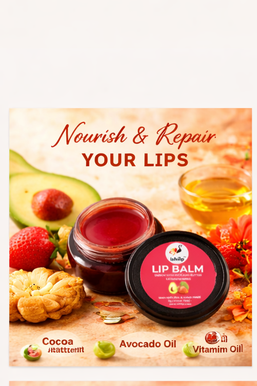 LIP BALM  (Enrich With Vitamin E & Avocado oil)